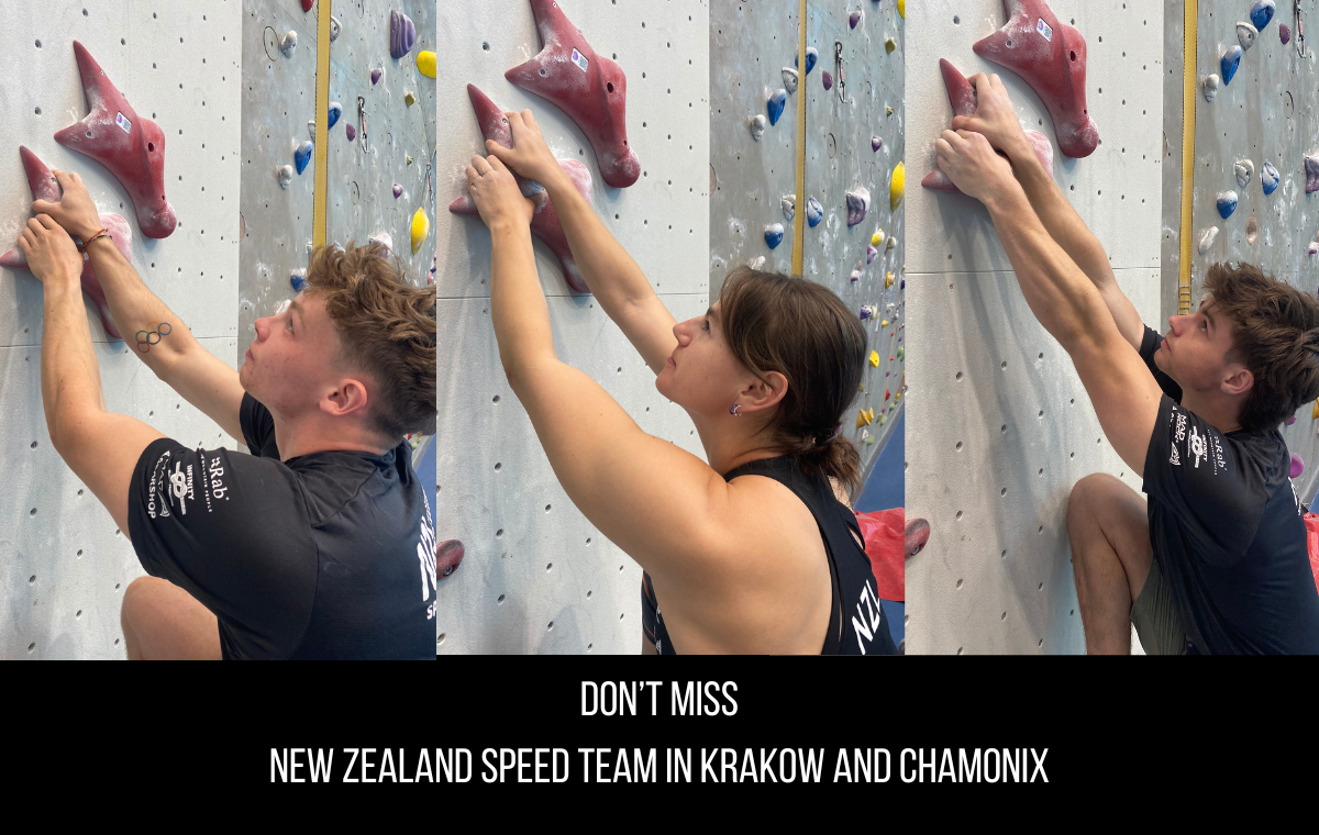 Three of our speed climbers are off to Europe this July